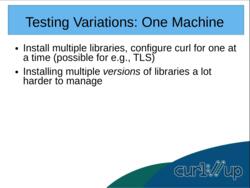 Thumbnail image of Containerized curl testing